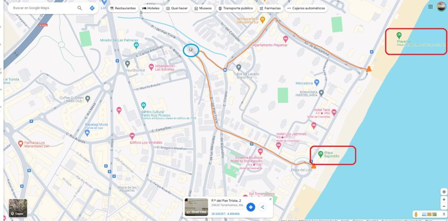 Apartament Beach Playamar Торемолинос Екстериор снимка